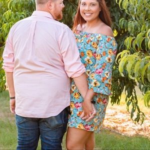 Off the shoulder dress